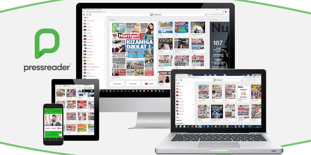 PressReader - Online Gazete, Magazin ve Dergi